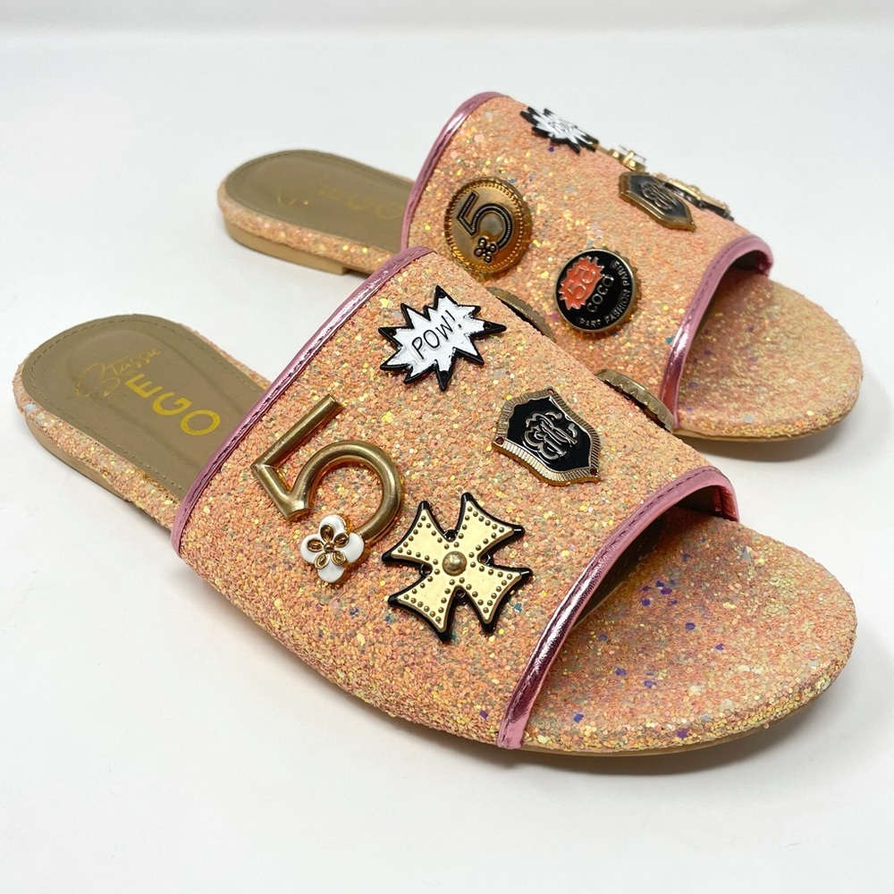 STASSIE FOR EGO Glitter Slides